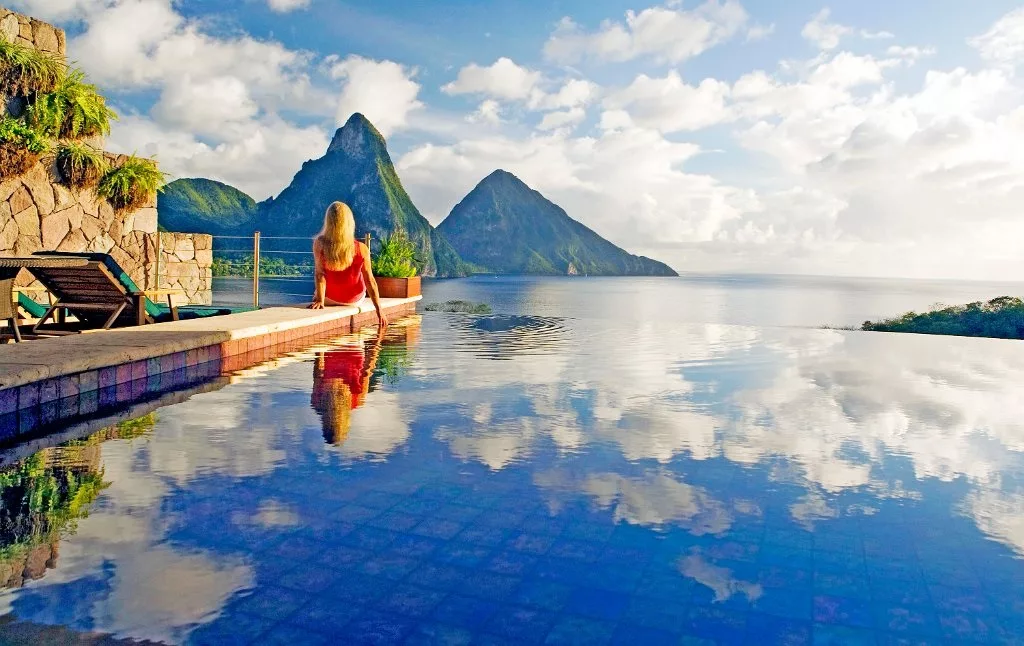 Jade Mountain Resort Sky Suite St Lucia West Indies